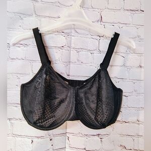 Wacoal Visual Effects Minimizer Black Underwire Bra 40G